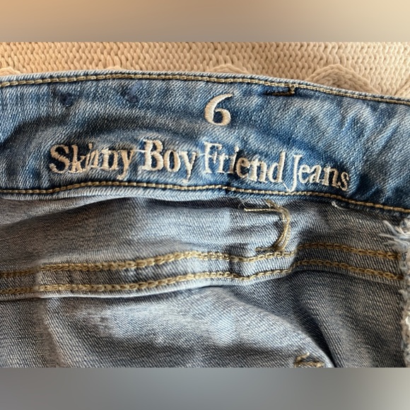 Resfeber Los Angeles Designer Medium Wash, Distressed Jeans Women’s Size 6 - Picture 10 of 16